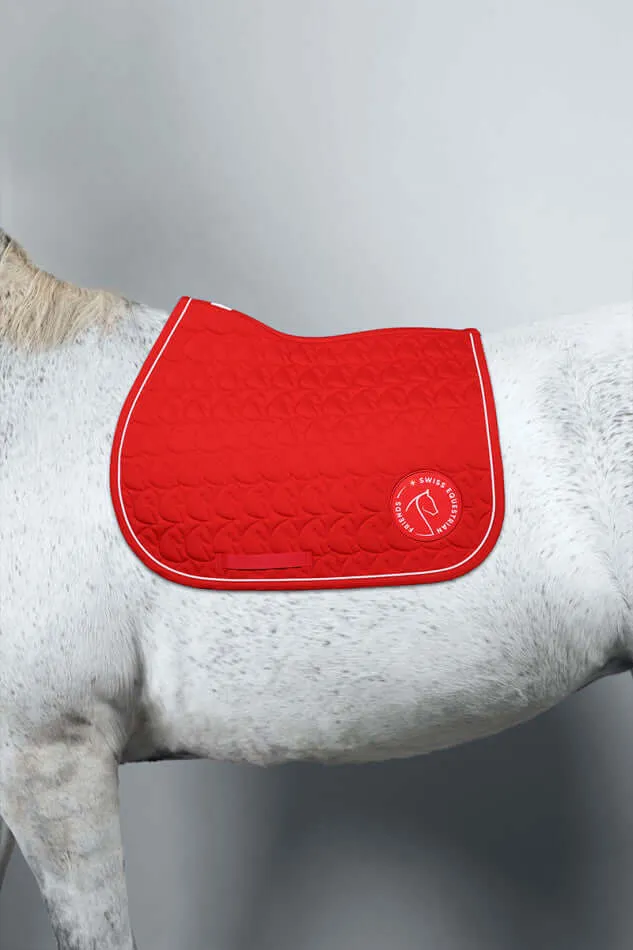 Schabracke PARADISO SWISS EQUESTRIAN FRIENDS - Rot