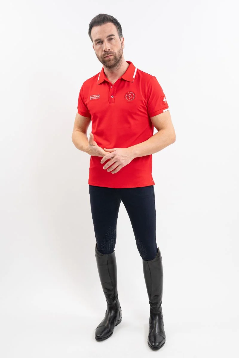 Polo-Shirt Herren Swiss Equestrian Friends