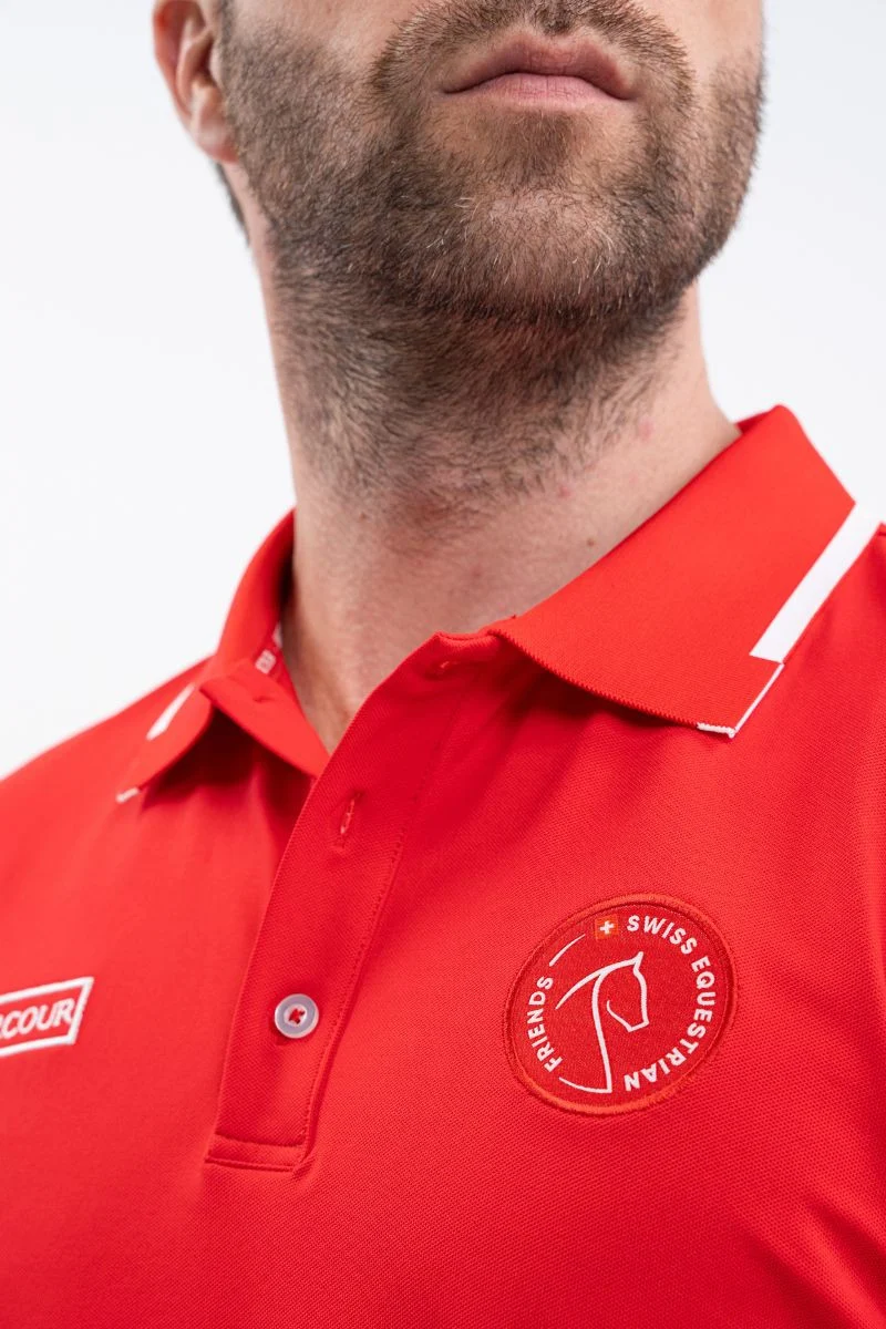 Polo-Shirt Herren Swiss Equestrian Friends