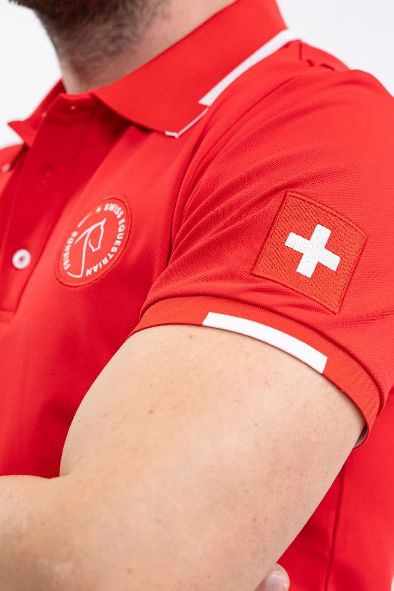 Polo-Shirt Herren Swiss Equestrian Friends