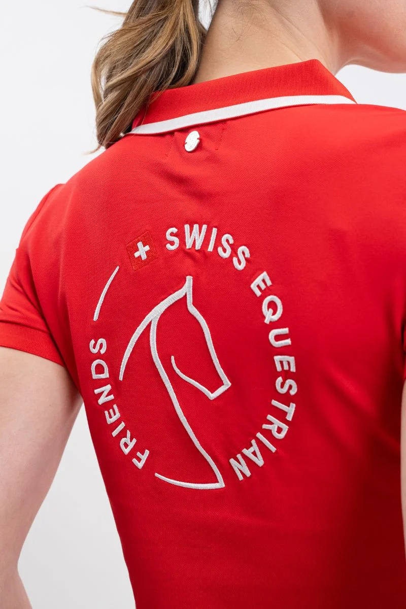 Polo-Shirt Damen Swiss Equestrian Friends