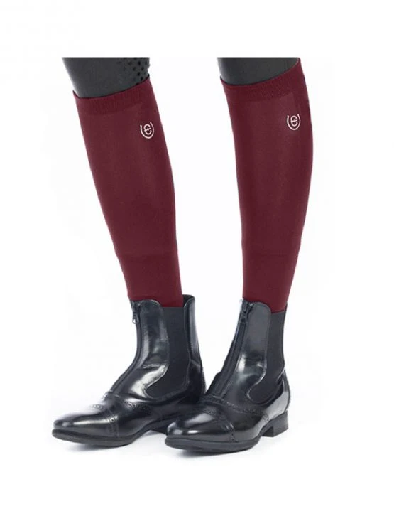 Reitsocken Bordeaux