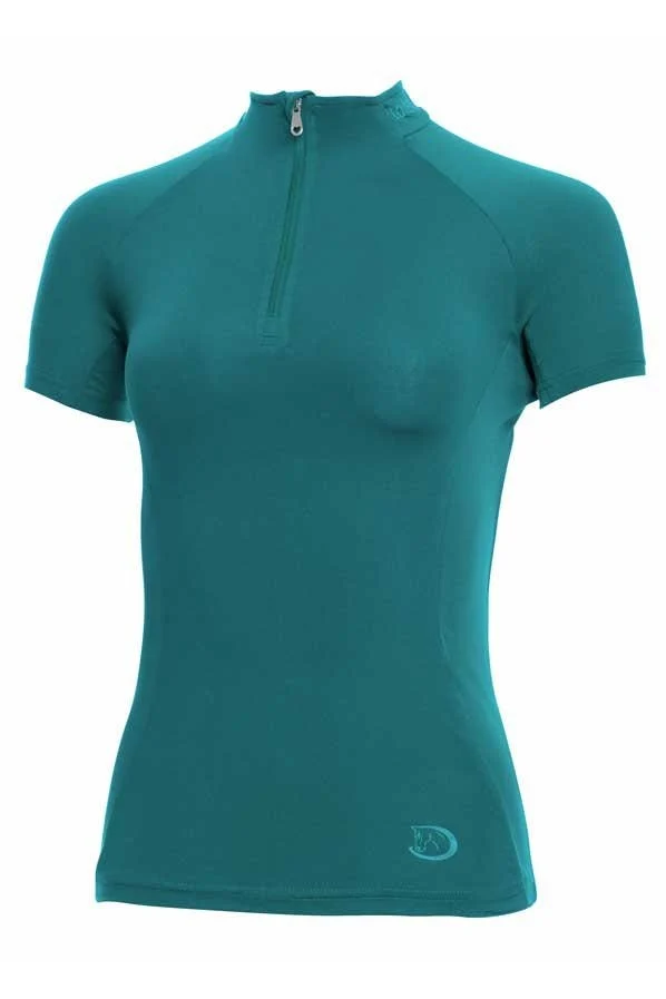 Sommerbaselayer Kurzarm Mesh-Design für Damen, Ocean Depths, oberbekleidung