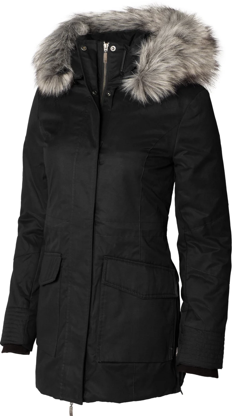 Winterparka für Damen / Schwarz
