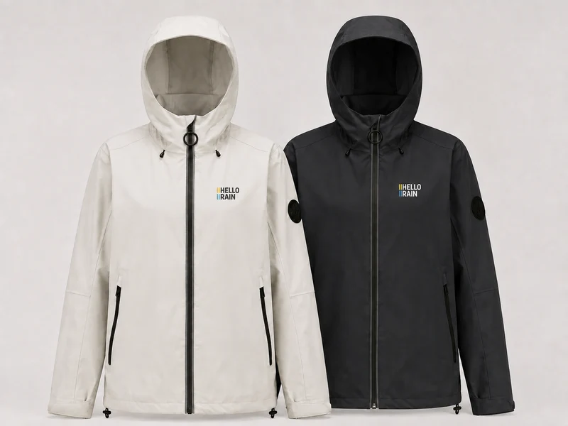 Hello Rain Premium regenjas - Off-white