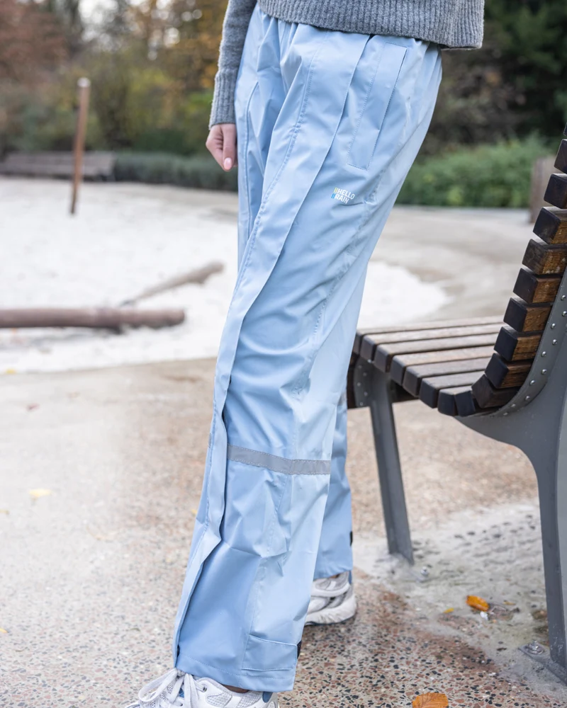 Hello Rain Storm 20K regenbroek - Pearl Blue