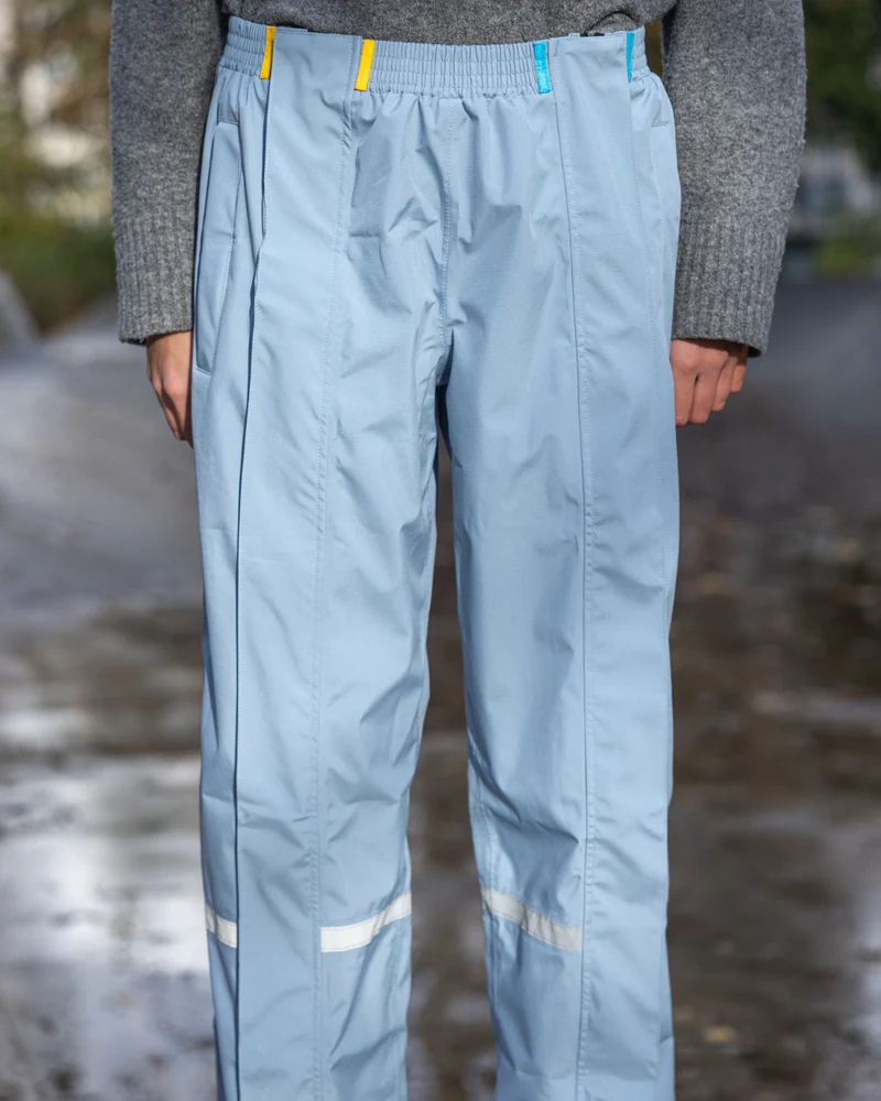 Hello Rain Storm 20K regenbroek - Pearl Blue