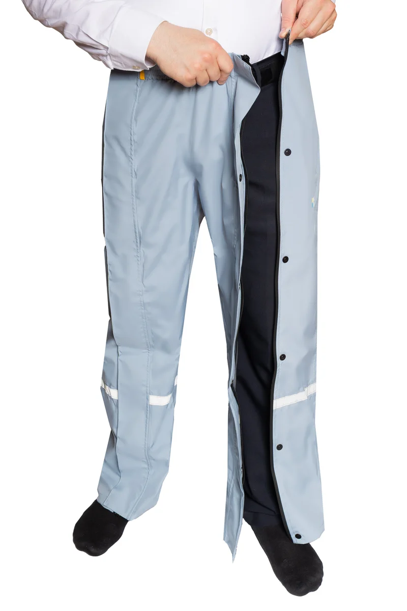 Hello Rain Storm 20K regenbroek - Pearl Blue