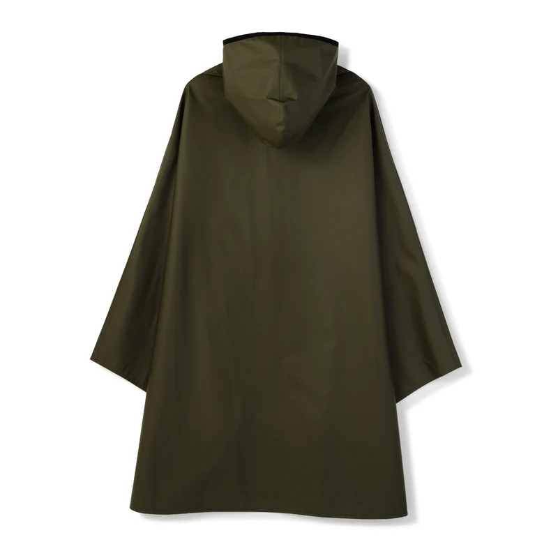 Tretorn Light Rain Poncho donkergroen | Opvouwbare regenponcho