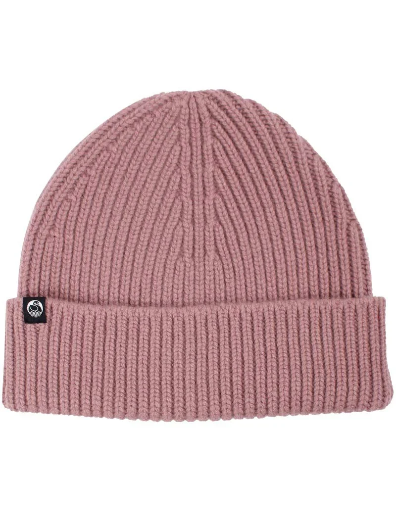 Danefea Danewarm Thoughts Merino Beanie Dark Rose Beige