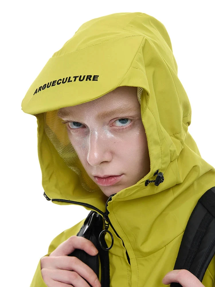 Y2K Techwear Festival Regenanzug – Oversize Windbreaker Set Unisex