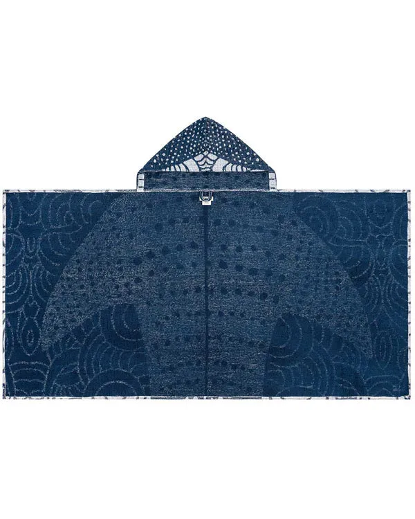 Whale Shark Hooded Kids Bath Towel