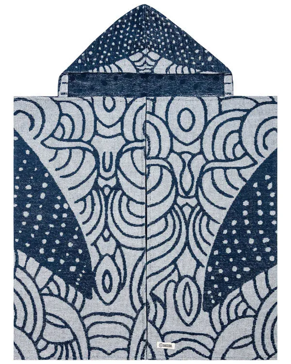 Whale Shark Hooded Kids Bath Towel
