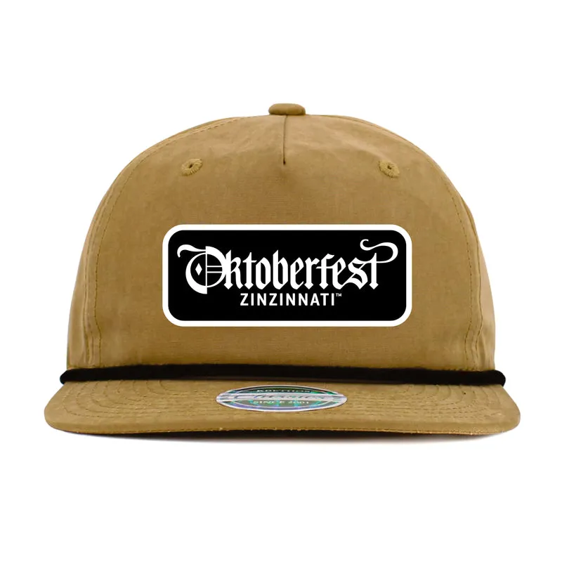 Oktoberfest Khaki Rope Patch Hat