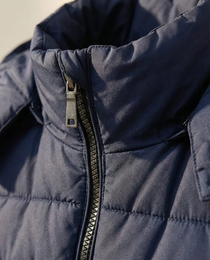 Wärmende Gesteppte Damen Puffer-Winterjacke mit Kapuze