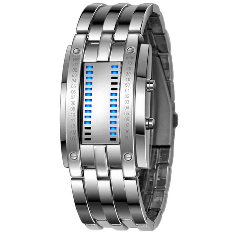 Wasserdichte Digitale Herren Armbanduhr mit LED-Anzeige