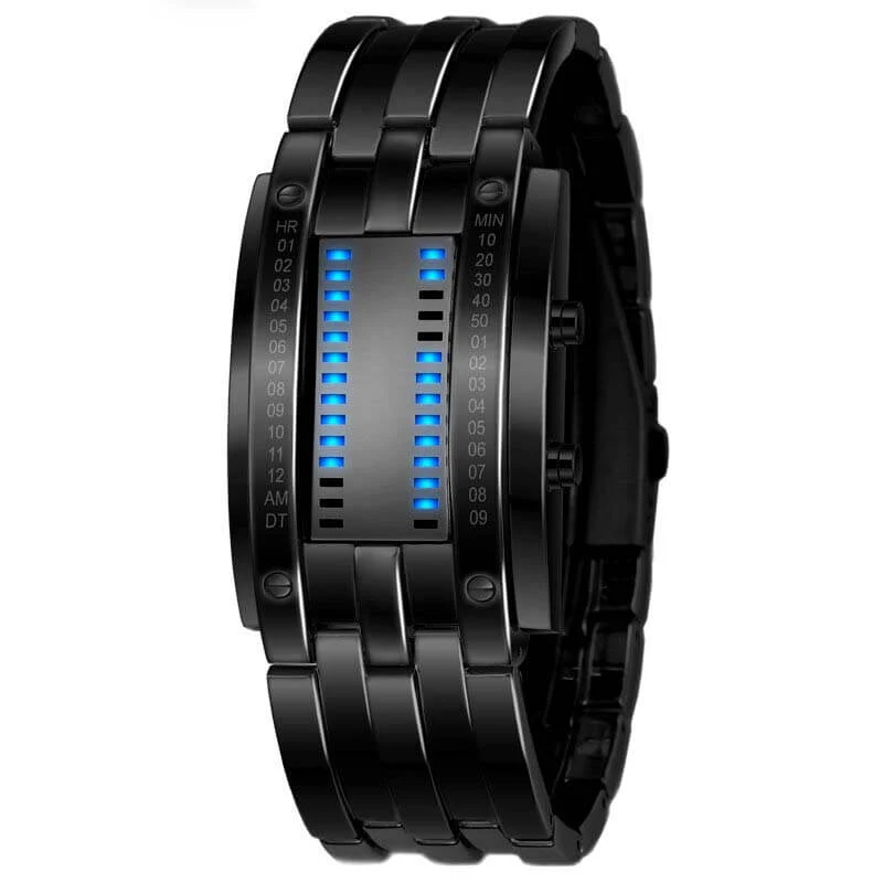 Wasserdichte Digitale Herren Armbanduhr mit LED-Anzeige