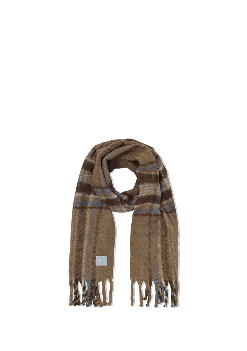 Check Scarf - Mocha