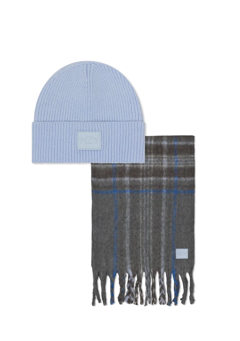 Check Set - Blue Light-Grey