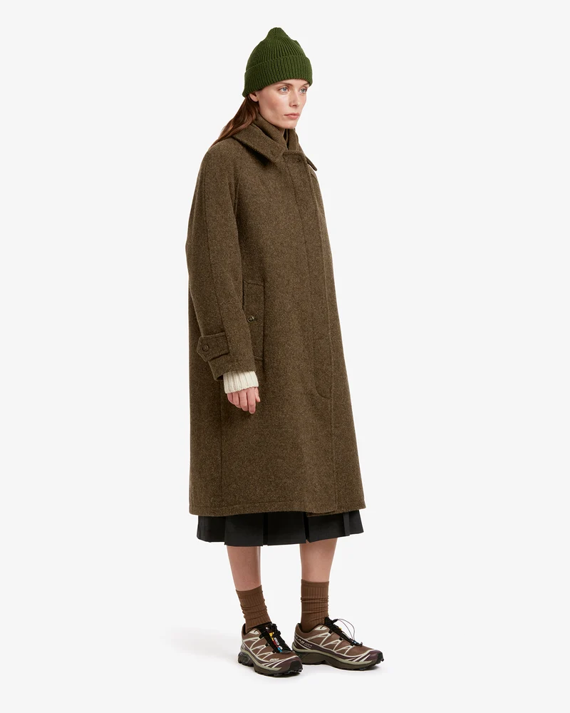 Women's Selvon Wool Overcoat