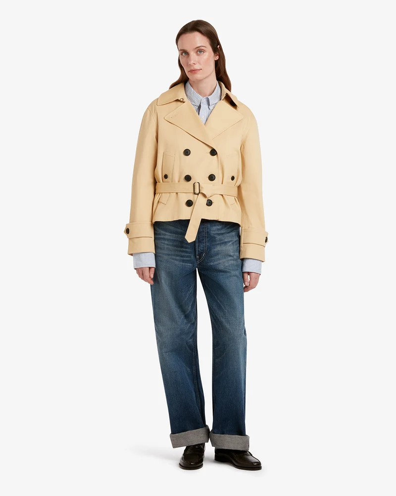 Women's Bacall Cropped Trench Coat