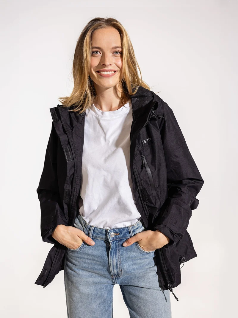 Ela Mo™ Regenjacke | Black