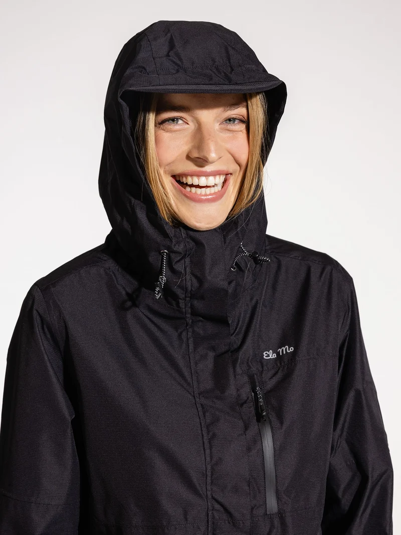 Ela Mo™ Regenjacke | Black