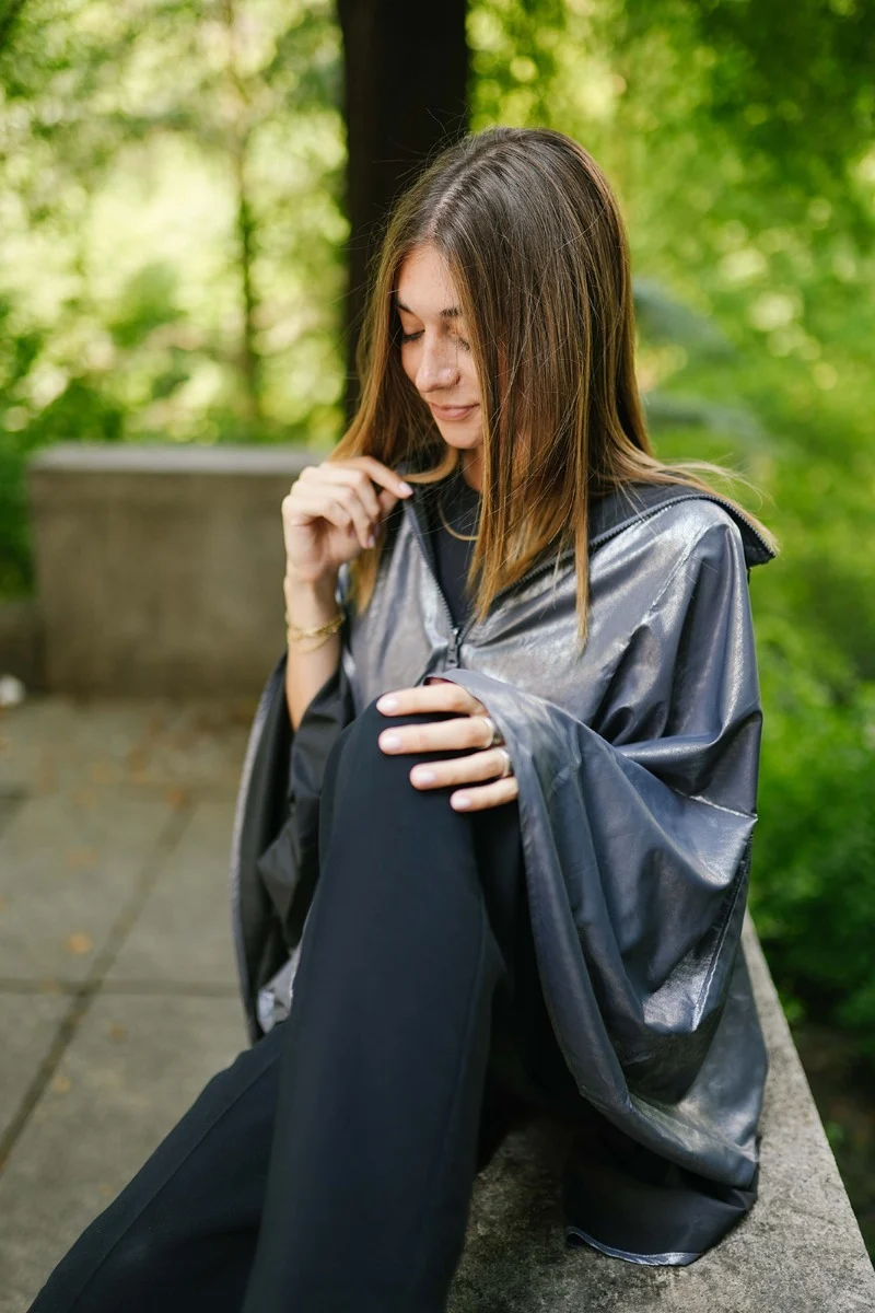Rainrap-Sportyrap |Dark Gray Metallic & Black
