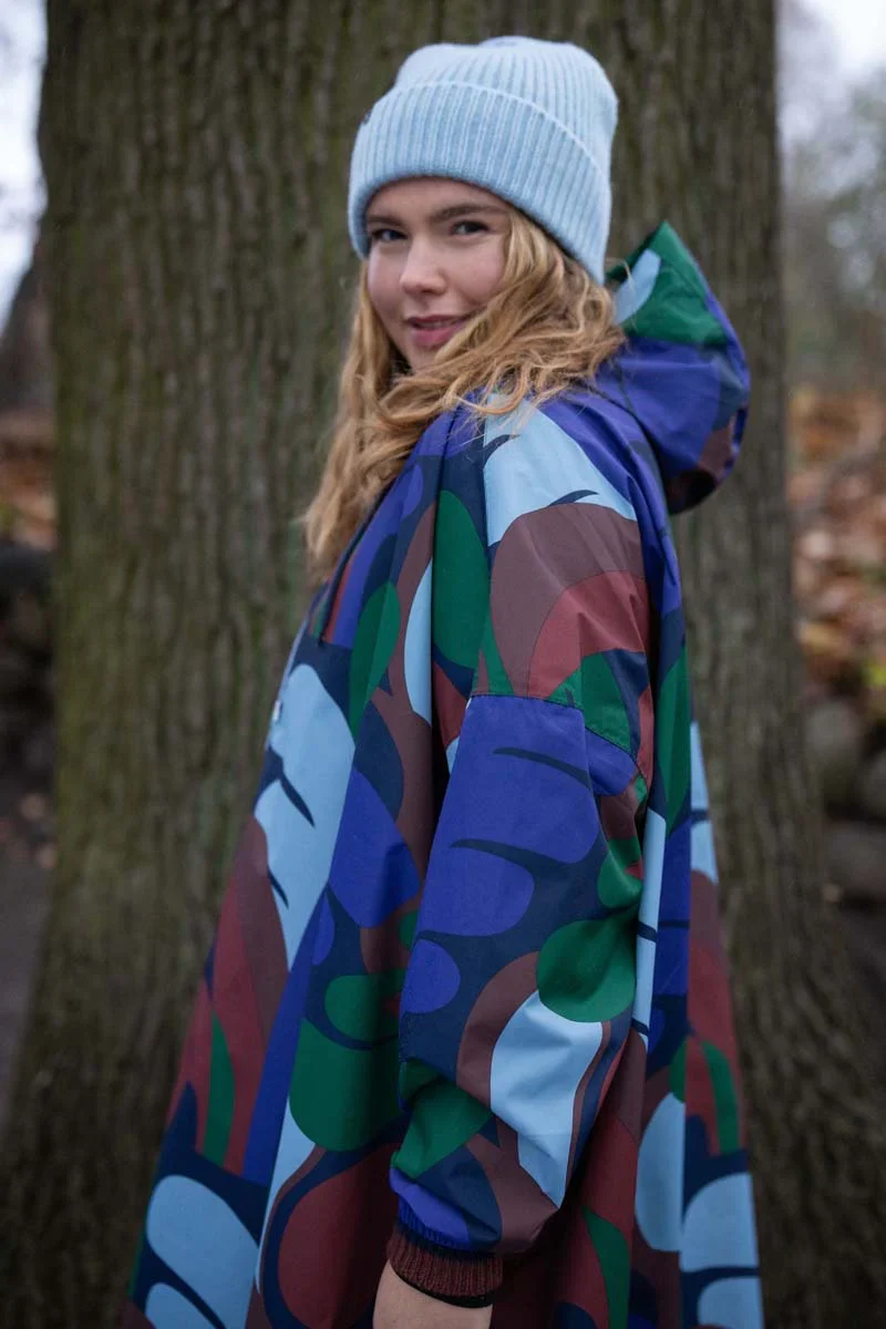 Danedream Drops Poncho Blue Purple Trops