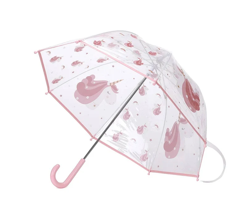 Transparenter Regenschirm Magisches Einhorn