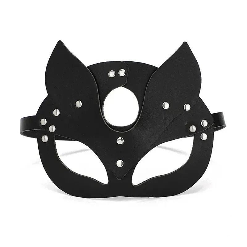 Kinky Leder Maske | Techno Outfit