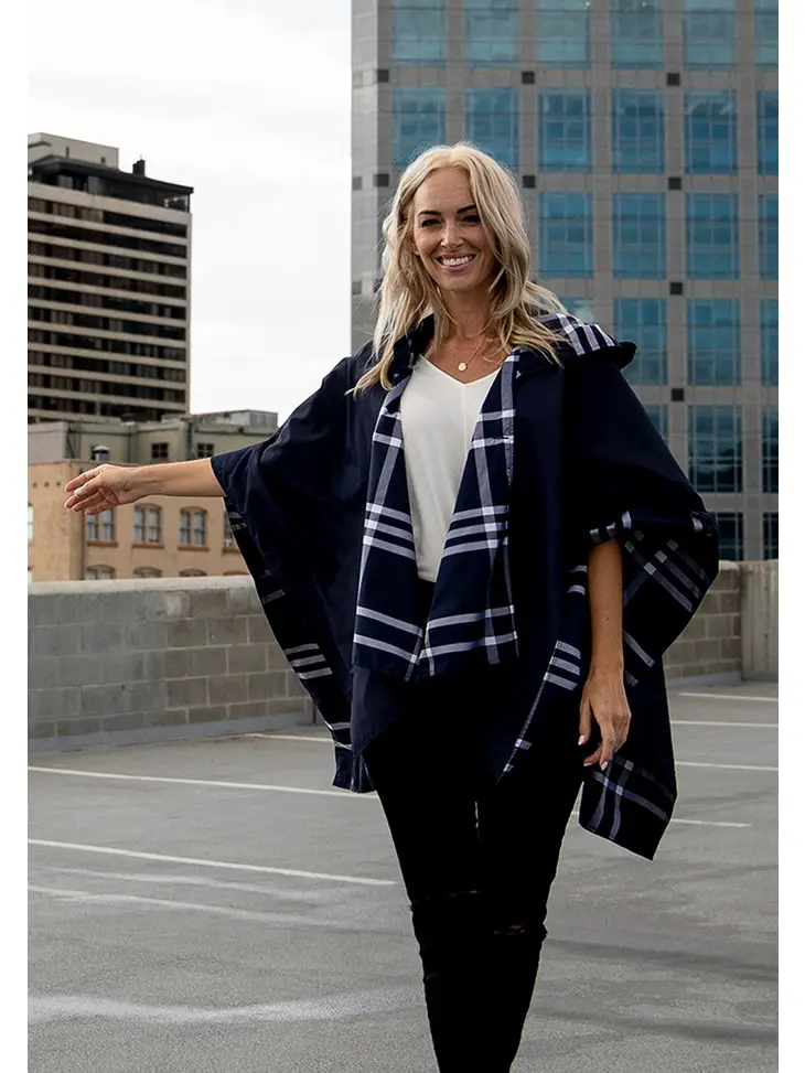 Rainraps Rainrap Navy and Navy Plaid