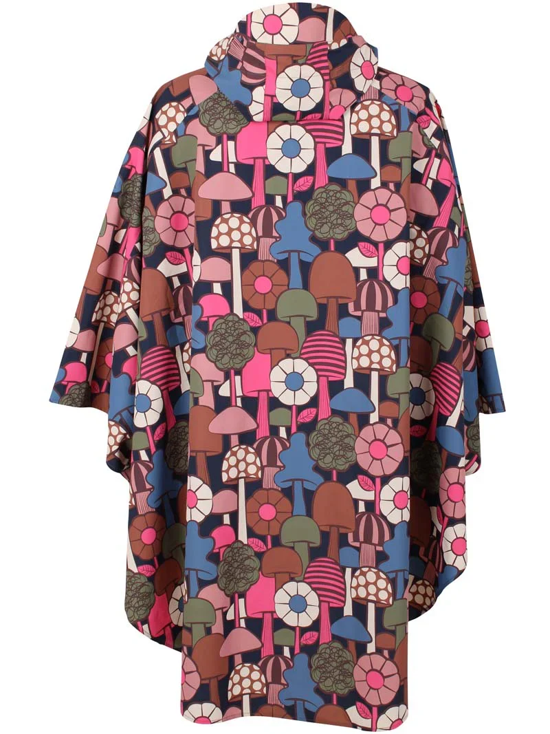 Danefae Danebodil Rainponcho Dark Navy Mykologi