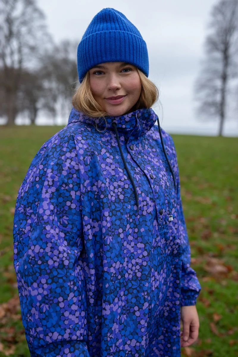 Danedream Drops Poncho Dark Navy Berrygood
