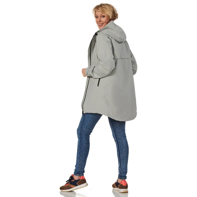 Happy Rainy Days Regenparka Dames Malaga Chalk *Laatste maten XS en XXL*