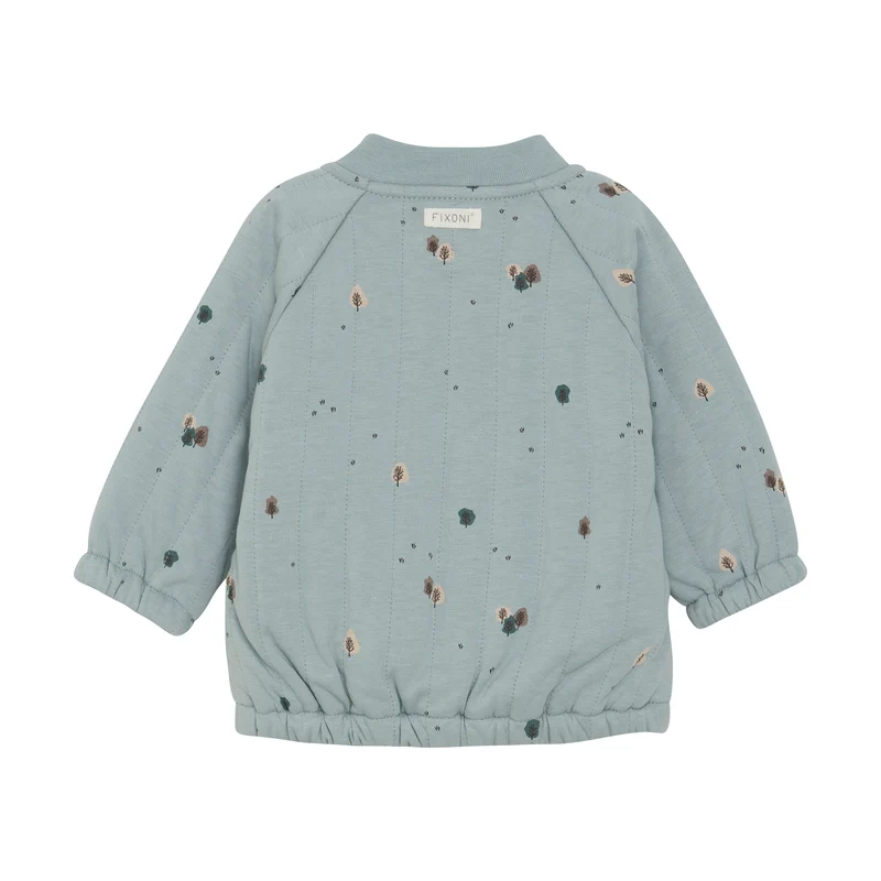 Babyjacke silver blue