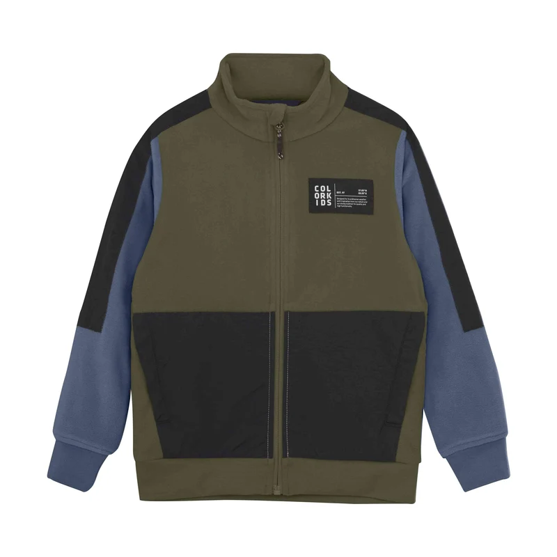 Fleecejacke grün