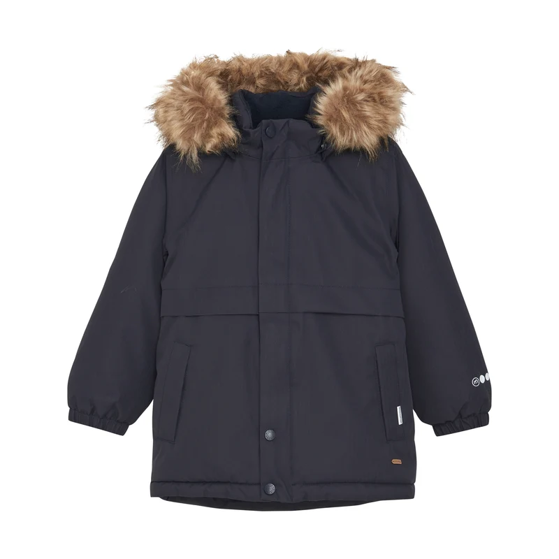 Winterjacke blau mit abnehmbare Kapuze