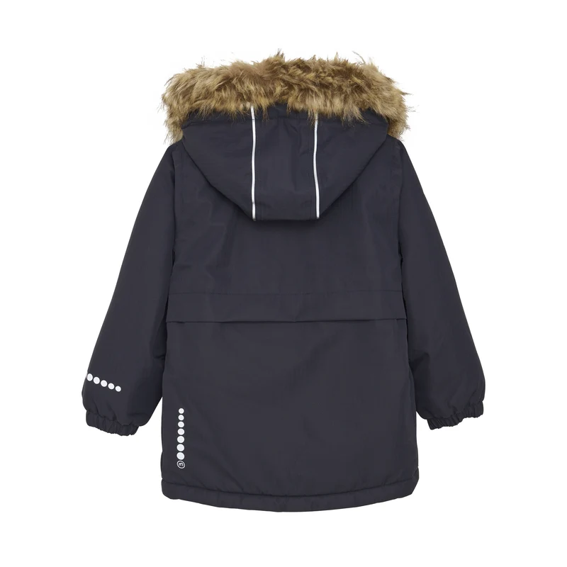 Winterjacke blau mit abnehmbare Kapuze