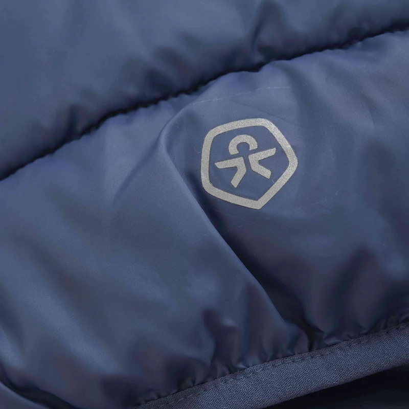 Hybrid-Fleecejacke / Steppjacke blau