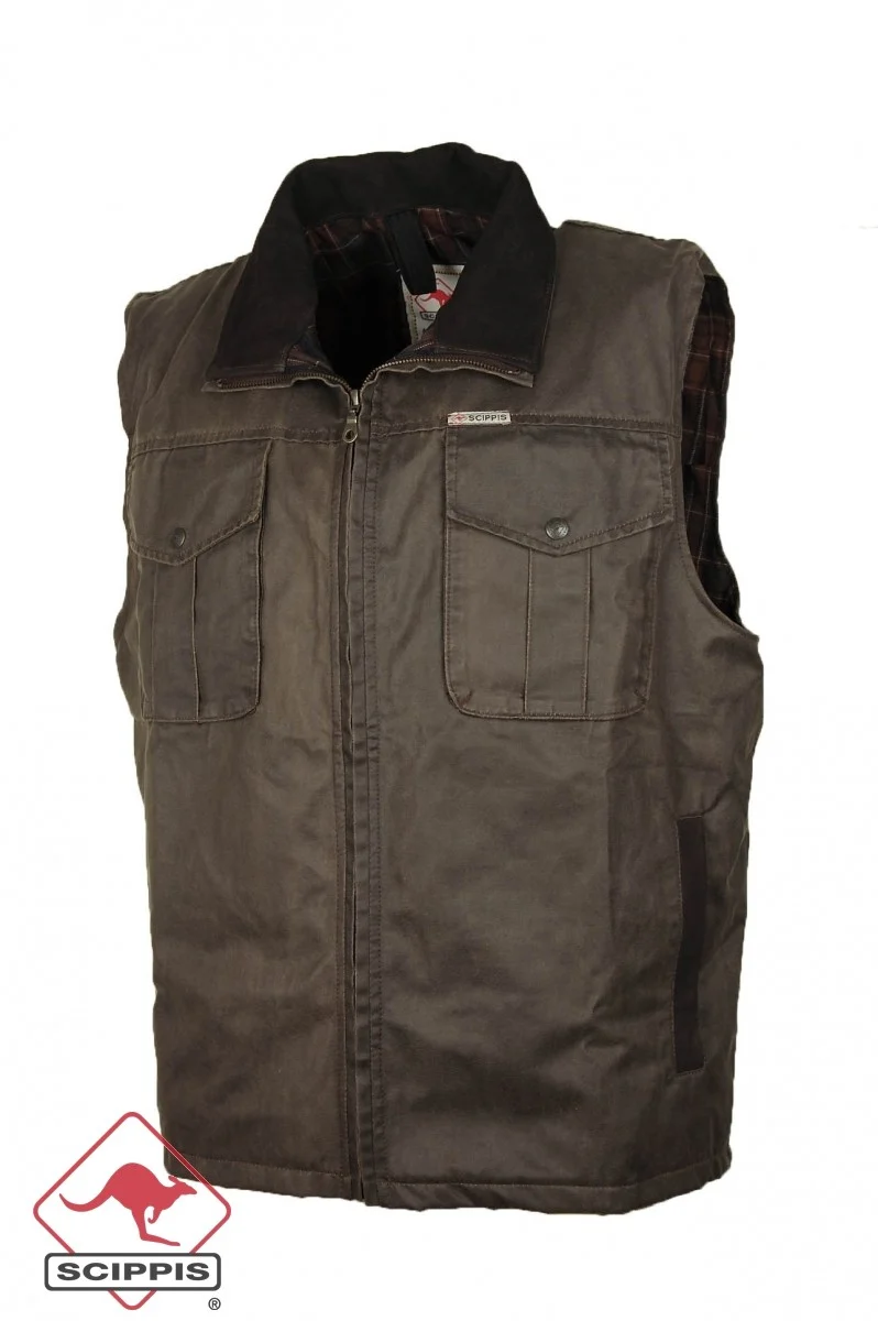 Scippis Davenport Vest – Outdoor Bodywarmer met Fleecevoering