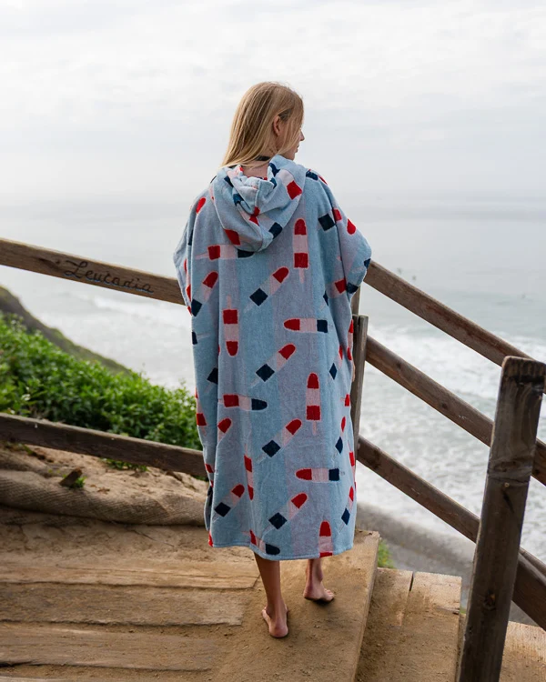 Popsicle Hooded Poncho