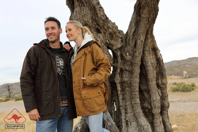 Scippis Jas Tanami – Unisex parka van Dri-Tec™ Oilskin