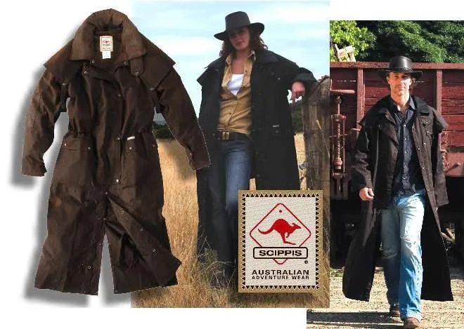 Scippis Longrider Coat – Iconische Oilskin Jas voor Westernliefhebbers