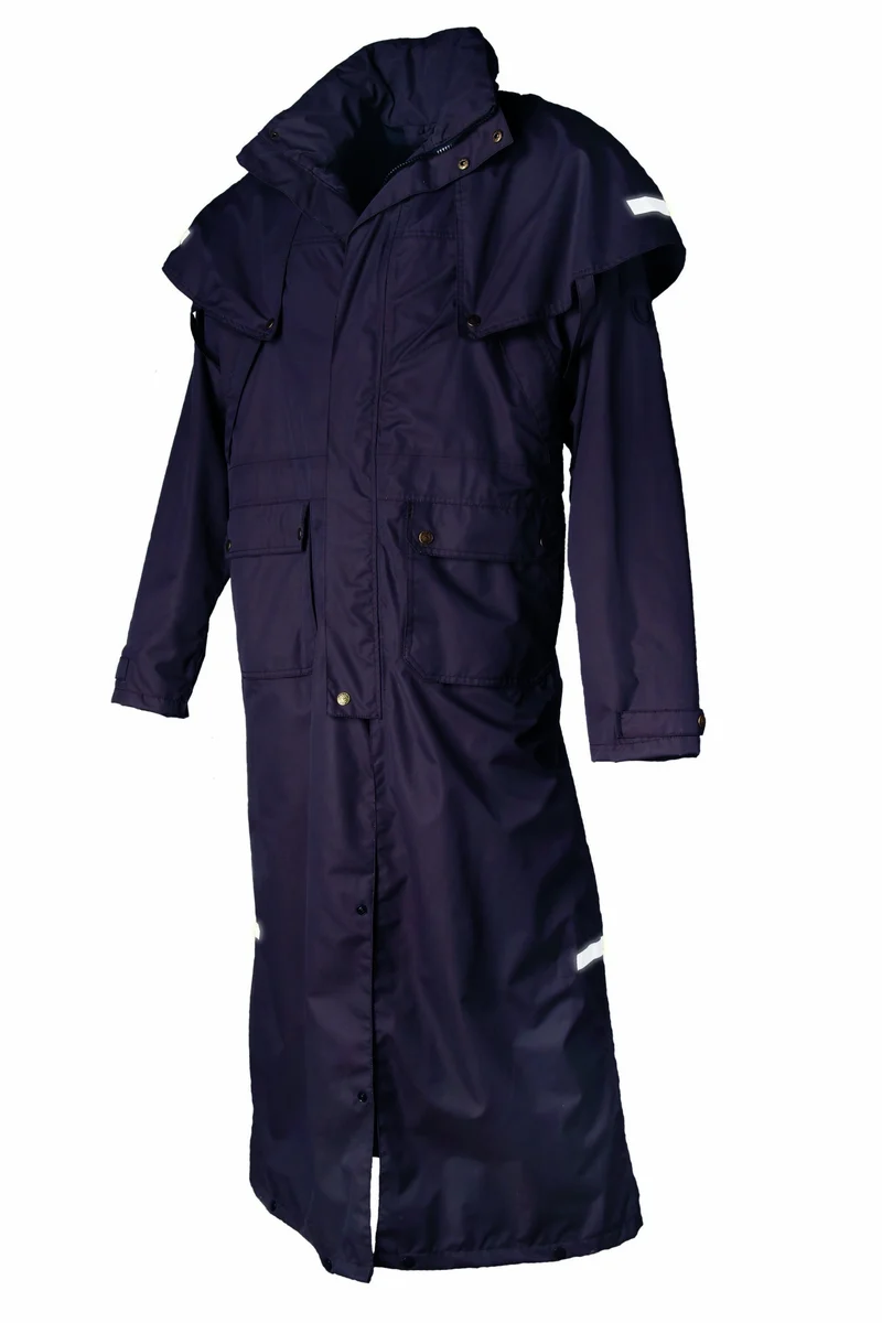 Scippis Mossman Coat – Lange Oilskin Jas voor Regen en Wind