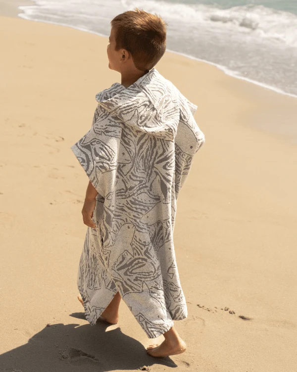 Sharks Hooded Poncho Youth