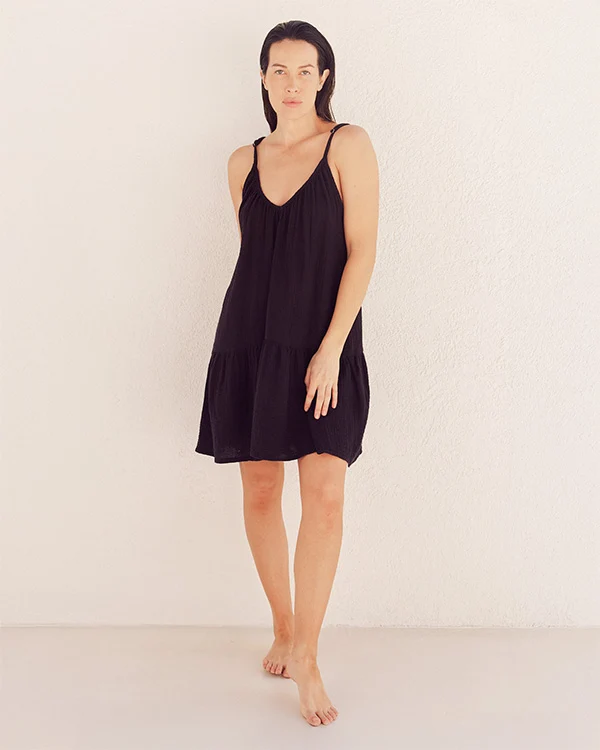Baga Gauze Slip Dress