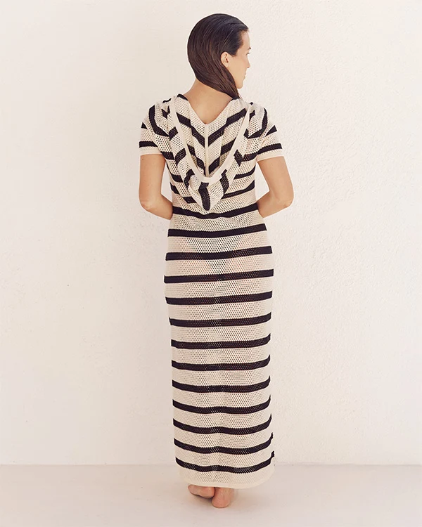 Gappo Hooded Net Dress