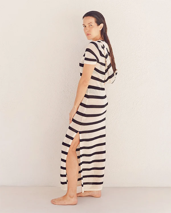 Gappo Hooded Net Dress