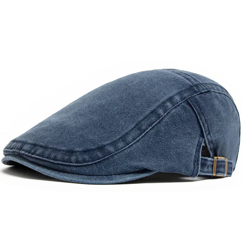 Klassische Denim Herren Flatcap